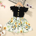 Summer Girls Dress for Toddler Kids in Various Colors