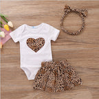 Cotton Printed Love Romper for Girls