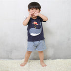 Baby Boy and Girl Cartoon T-Shirt Summer Clothing Set