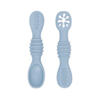 Baby Spoon Fork Set Food Grade Silicone Sticky Spoon Children Cutlery Training Spoon Feeding Tableware Soft Kitchen Accessories