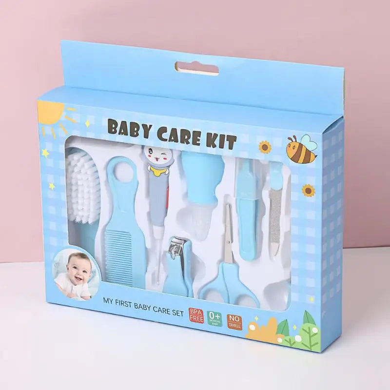 Baby care bag set of thirteen pieces and twenty pieces, nail clipper and nose suction device, baby daily cleaning