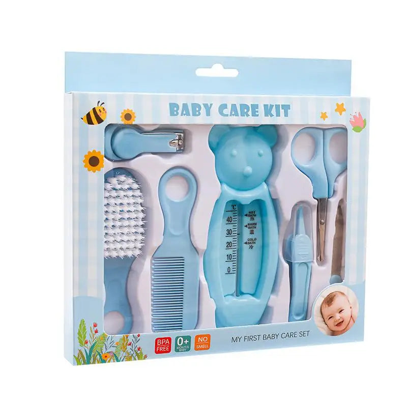 Baby care bag set of thirteen pieces and twenty pieces, nail clipper and nose suction device, baby daily cleaning