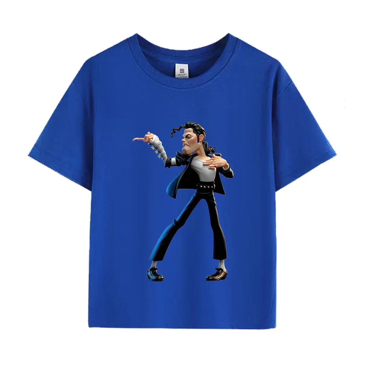 Michael Jackson Kids Rock N Roll T-Shirt Cotton Summer Tee