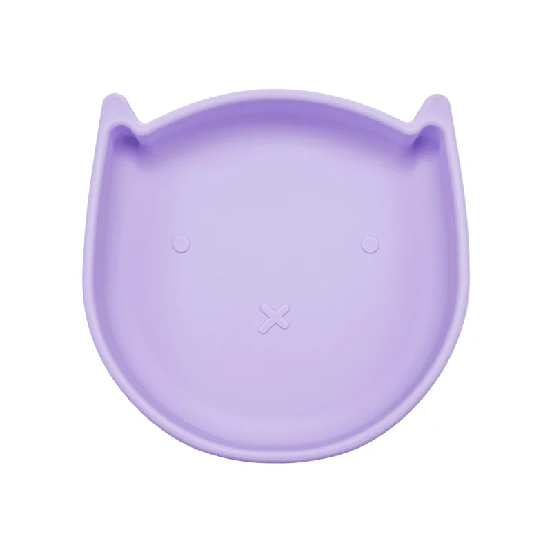 Silicone Cookware Cartoon Animal Feeding Solid Food Baby Dishes Plate Toddle Training Non-slip Suction Tray Children's Tableware