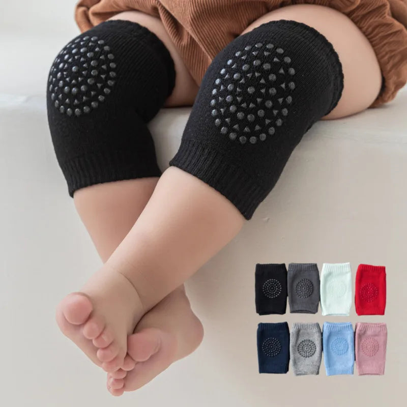 Kids Non Slip Crawling Elbow Infants Toddlers Baby Accessories Smile Knee Pads Protector Safety Kneepad Leg Warmer Girls Boys