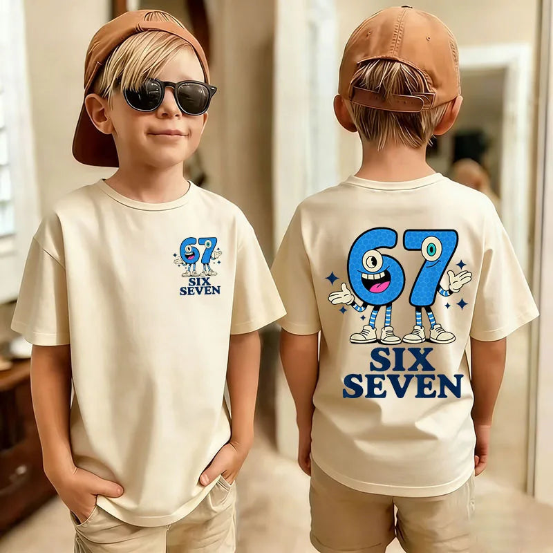 Graphic Print T-Shirt for Kids by Gong Hou Ren