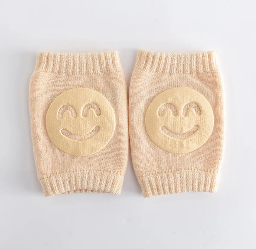 Kids Non Slip Crawling Elbow Infants Toddlers Baby Accessories Smile Knee Pads Protector Safety Kneepad Leg Warmer Girls Boys