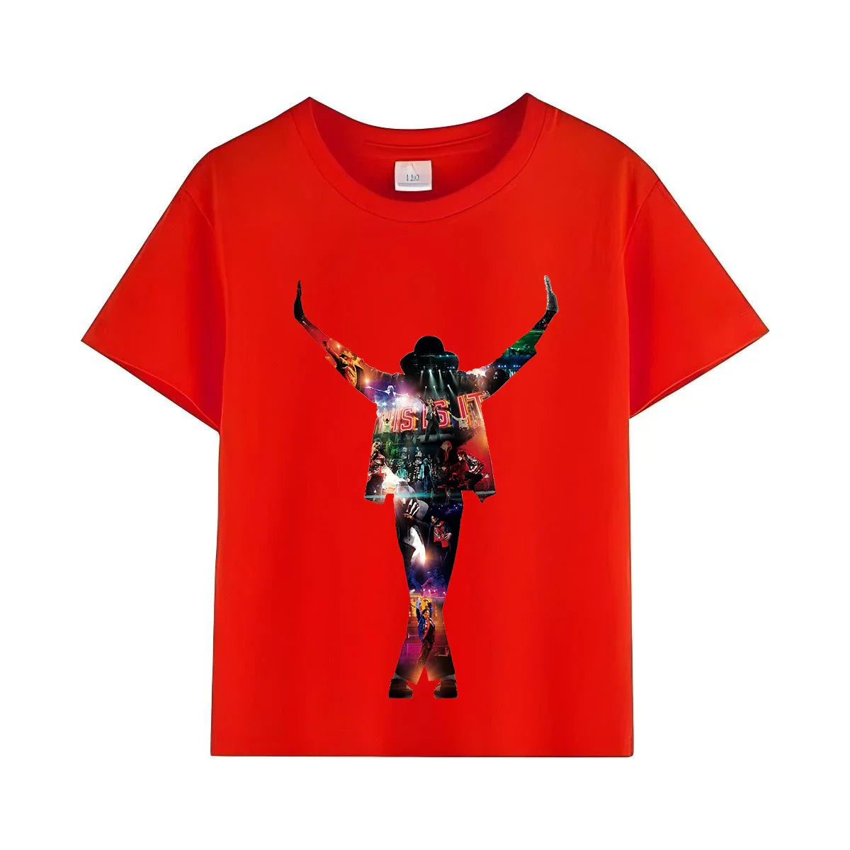 Michael Jackson Kids Rock N Roll T-Shirt Cotton Summer Tee