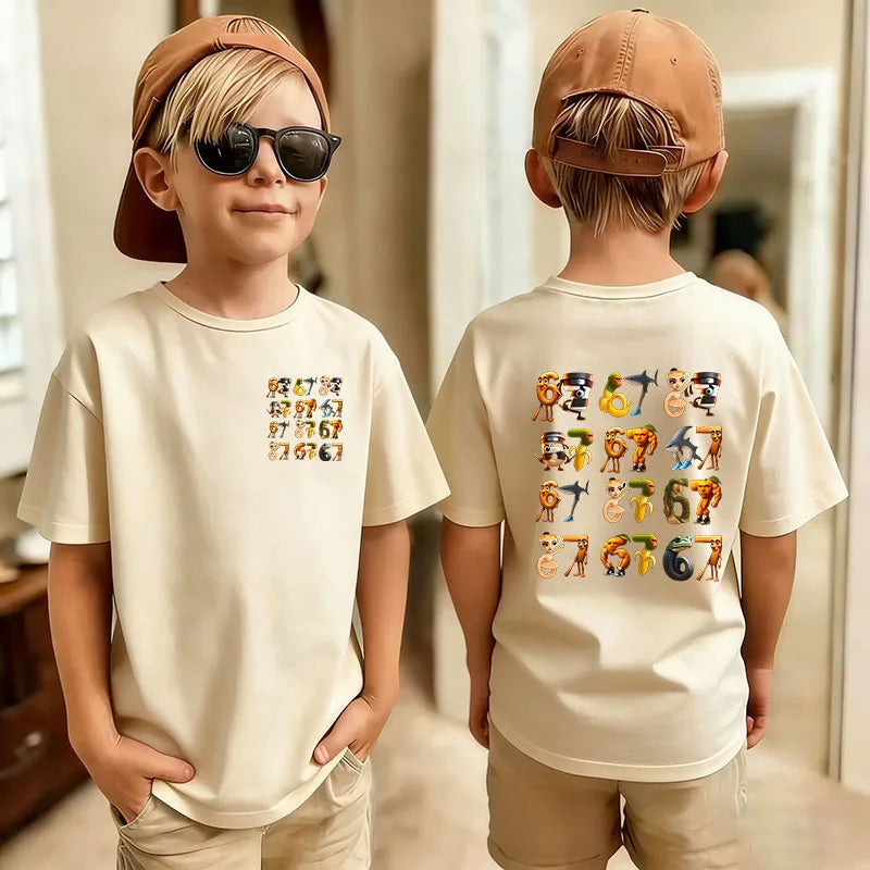Graphic Print T-Shirt for Kids by Gong Hou Ren