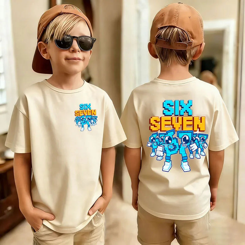 Graphic Print T-Shirt for Kids by Gong Hou Ren