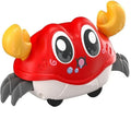 Double Force Walking Crawling Crab Tummy Time Baby Sensory Toys Infant Learning Crawl Development Babies Interactive Walking