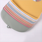 1/2pcs Food Grade Silicone Baby Eating Bibs Easy to Clean Baby Bibs Drool Towels Waterproof Children Silicone Drool Bibs