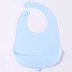 1/2pcs Food Grade Silicone Baby Eating Bibs Easy to Clean Baby Bibs Drool Towels Waterproof Children Silicone Drool Bibs