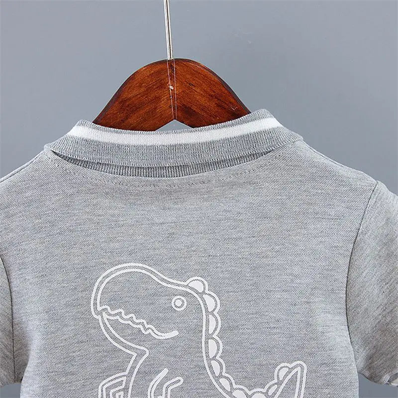 Dinosaur T-Shirt and Shorts Set for Boys 0-5 Years