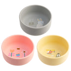 1PCS Baby Weaning Bowl Silicone Cartoon Pattern BPA Free Non Toxic Dishwasher Safe Food Feeding Container Tableware Baby Stuff