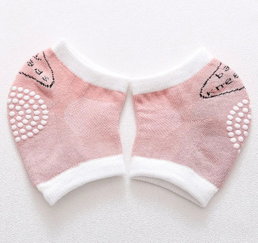 Kids Non Slip Crawling Elbow Infants Toddlers Baby Accessories Smile Knee Pads Protector Safety Kneepad Leg Warmer Girls Boys