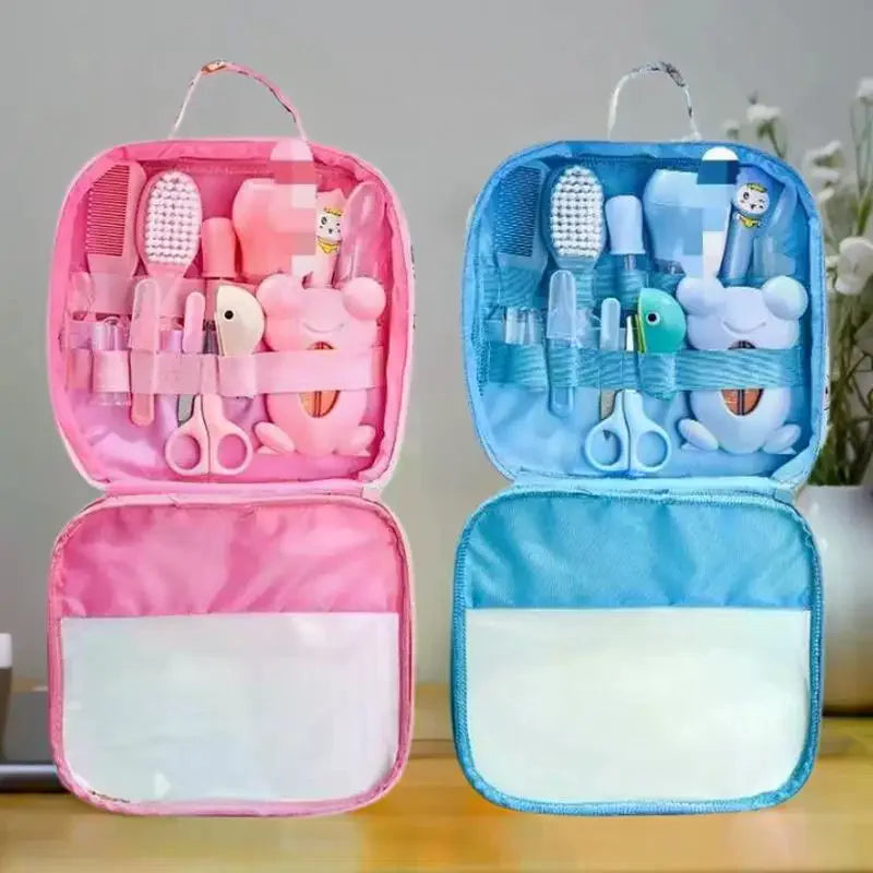 Baby care bag set of thirteen pieces and twenty pieces, nail clipper and nose suction device, baby daily cleaning