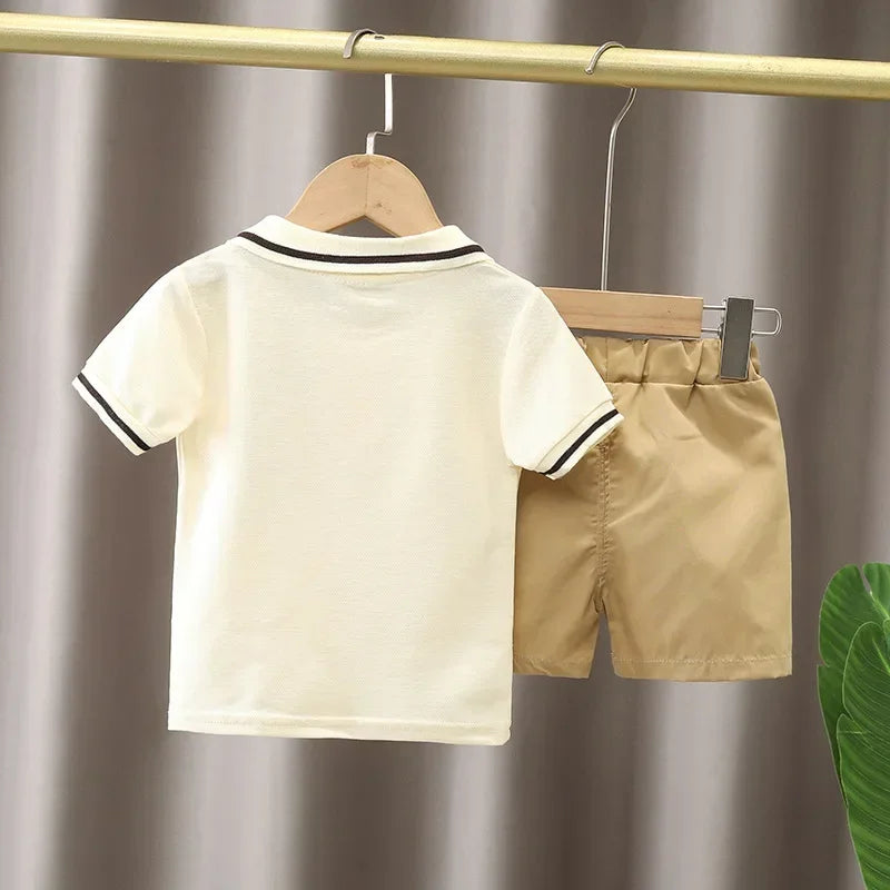 Boys Cotton Summer T-Shirt and Shorts Set 4-6Y
