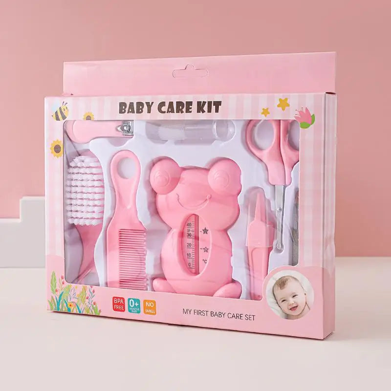 Baby care bag set of thirteen pieces and twenty pieces, nail clipper and nose suction device, baby daily cleaning