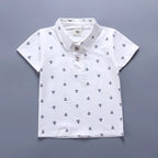 Boys Summer Clothes Set T-Shirt and Shorts 2pcs Outfit