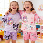 Hello Kitty Girls Summer Pajamas Set for Ages 3 to 12