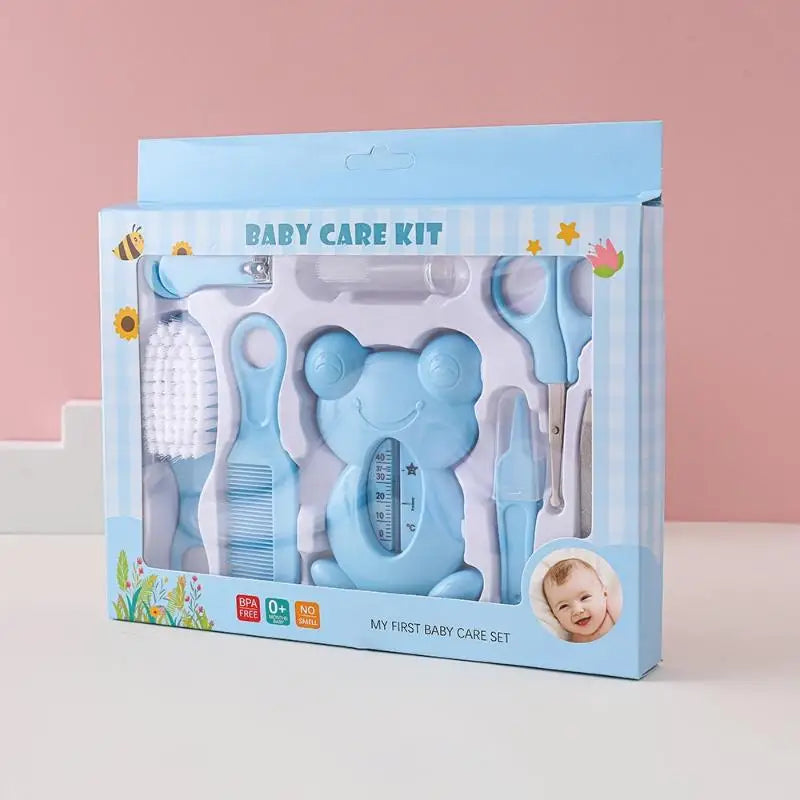 Baby care bag set of thirteen pieces and twenty pieces, nail clipper and nose suction device, baby daily cleaning