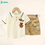 Boys Cotton Summer T-Shirt and Shorts Set 4-6Y
