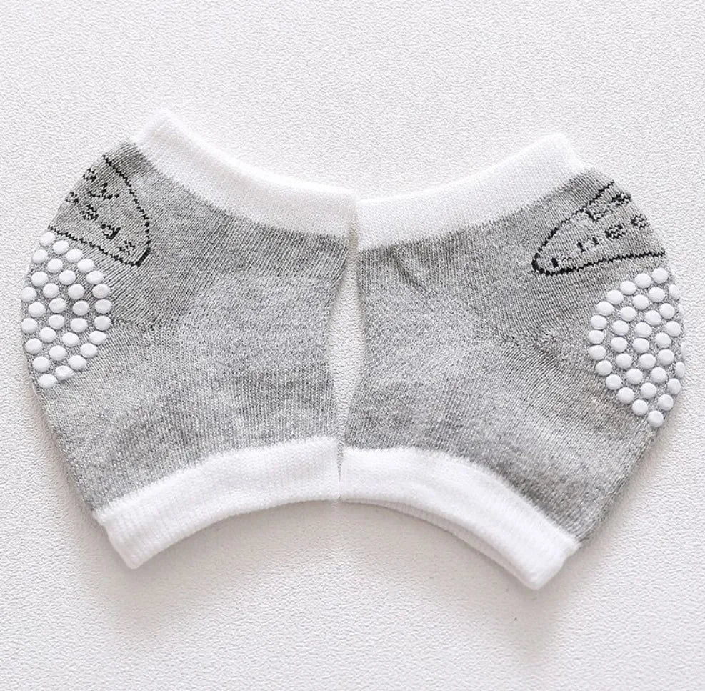 Kids Non Slip Crawling Elbow Infants Toddlers Baby Accessories Smile Knee Pads Protector Safety Kneepad Leg Warmer Girls Boys