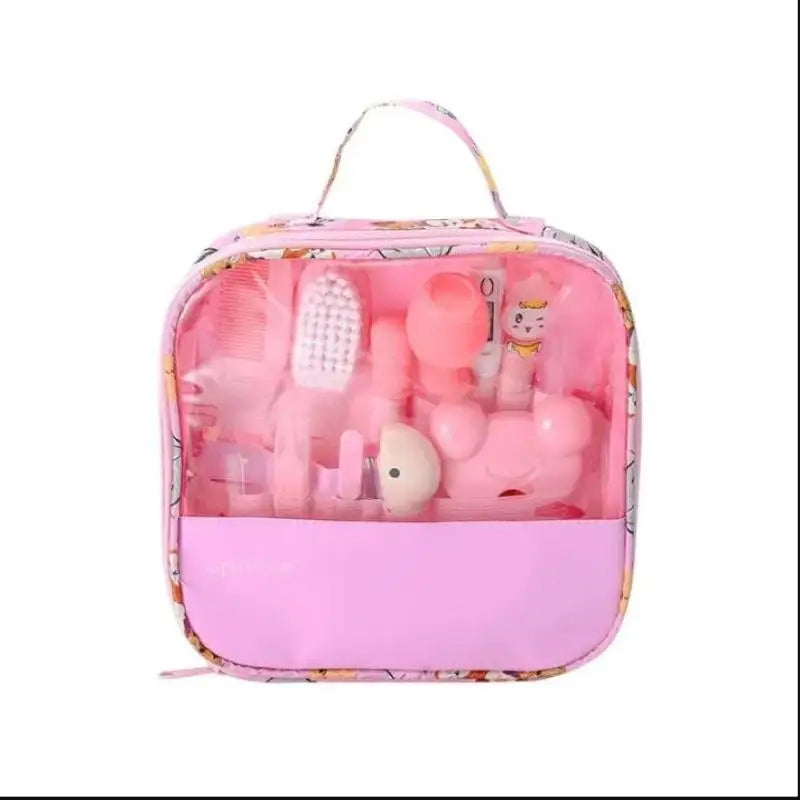 Baby care bag set of thirteen pieces and twenty pieces, nail clipper and nose suction device, baby daily cleaning