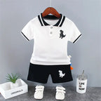 Dinosaur T-Shirt and Shorts Set for Boys 0-5 Years