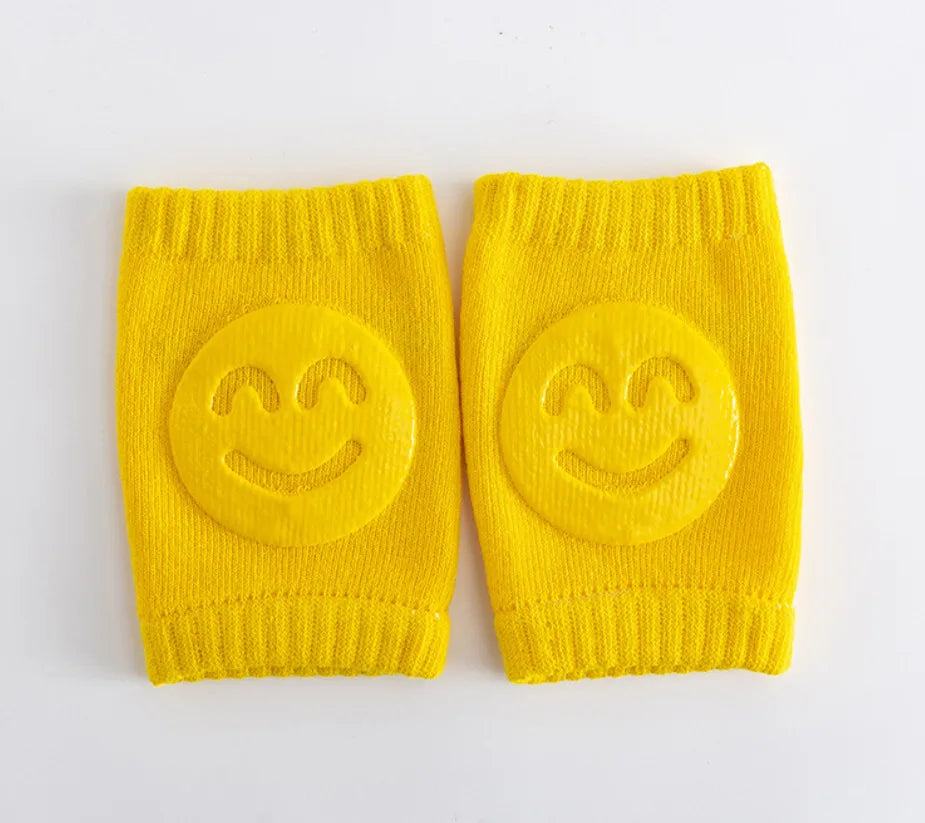 Kids Non Slip Crawling Elbow Infants Toddlers Baby Accessories Smile Knee Pads Protector Safety Kneepad Leg Warmer Girls Boys