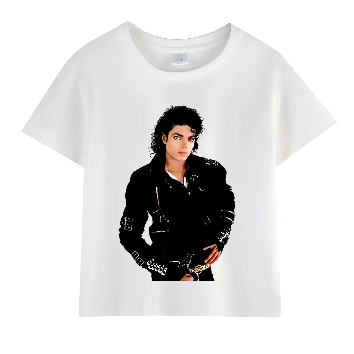 Michael Jackson Kids Rock N Roll T-Shirt Cotton Summer Tee