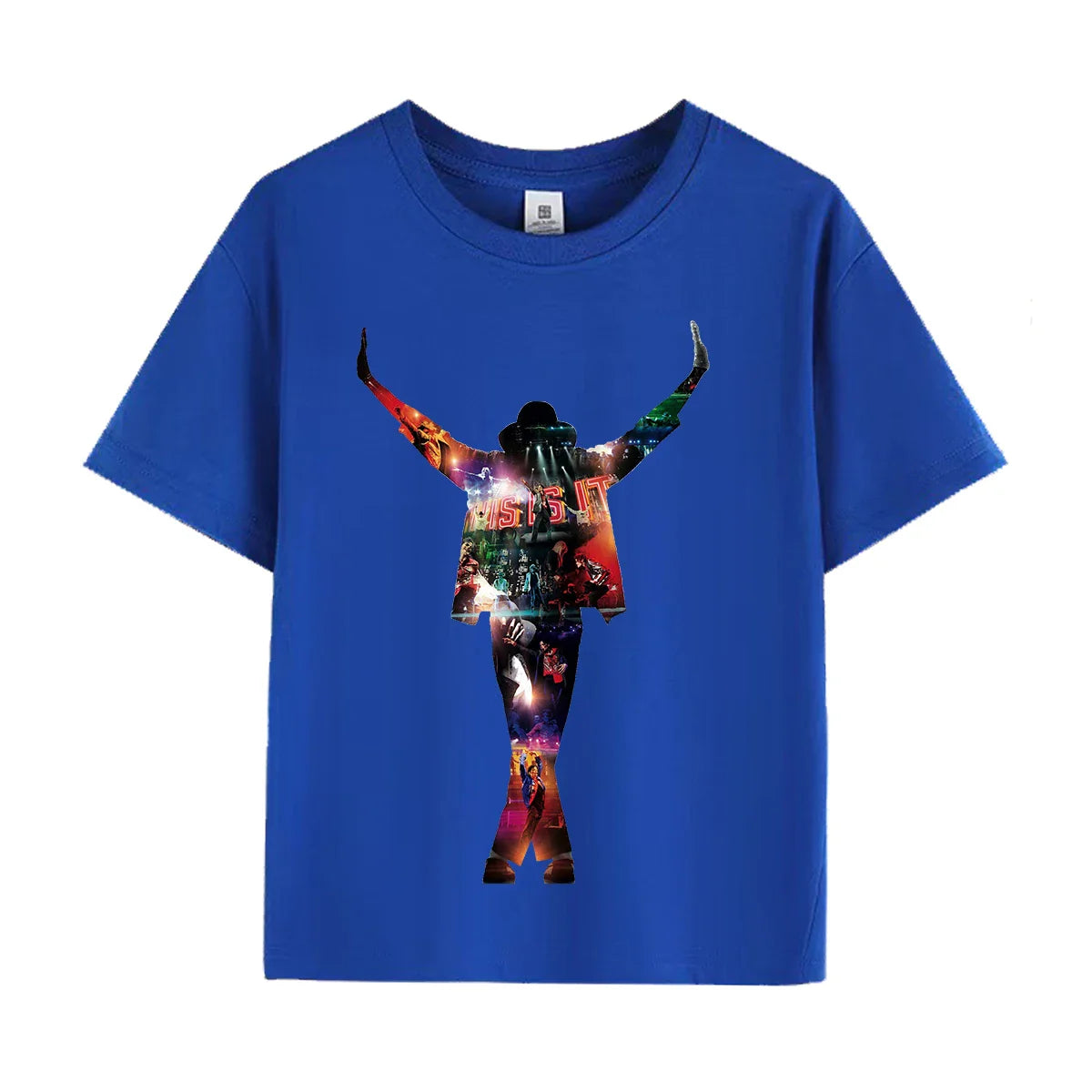 Michael Jackson Kids Rock N Roll T-Shirt Cotton Summer Tee