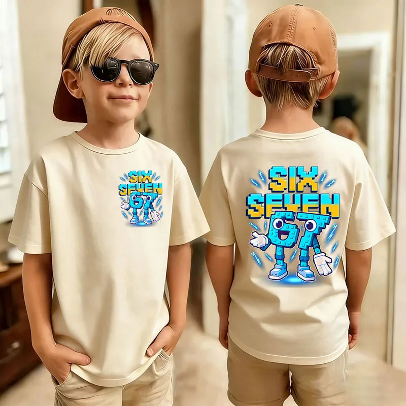 Graphic Print T-Shirt for Kids by Gong Hou Ren
