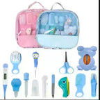 Baby care bag set of thirteen pieces and twenty pieces, nail clipper and nose suction device, baby daily cleaning