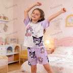 Hello Kitty Girls Summer Pajamas Set for Ages 3 to 12