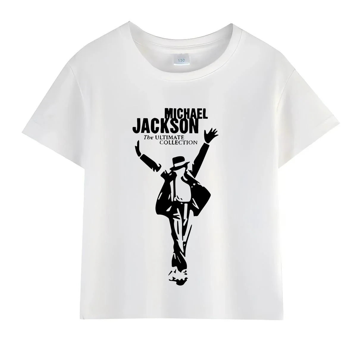 Michael Jackson Kids Rock N Roll T-Shirt Cotton Summer Tee