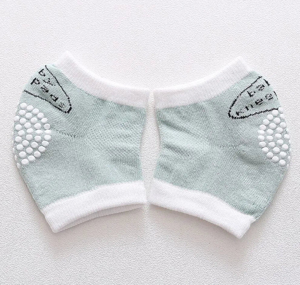 Kids Non Slip Crawling Elbow Infants Toddlers Baby Accessories Smile Knee Pads Protector Safety Kneepad Leg Warmer Girls Boys