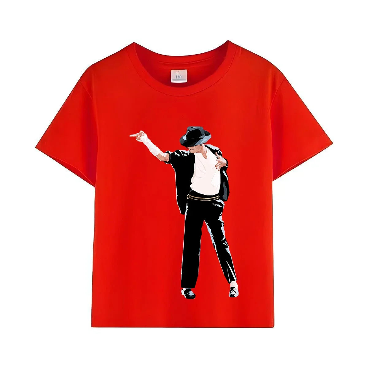 Michael Jackson Kids Rock N Roll T-Shirt Cotton Summer Tee