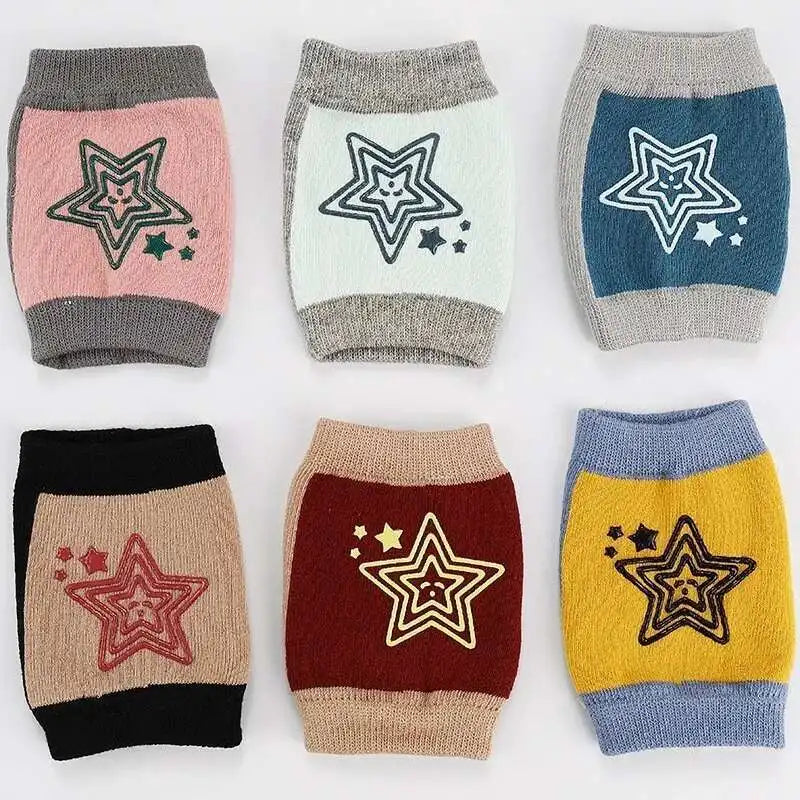 Kids Non Slip Crawling Elbow Infants Toddlers Baby Accessories Smile Knee Pads Protector Safety Kneepad Leg Warmer Girls Boys